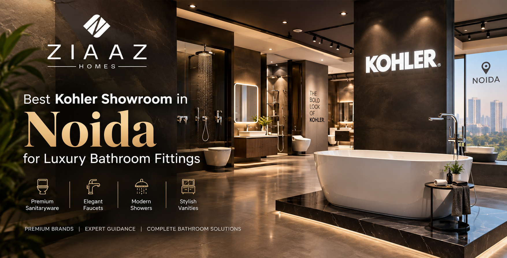 Best Kohler Showroom in Noida for Luxury Bathroom Fittings