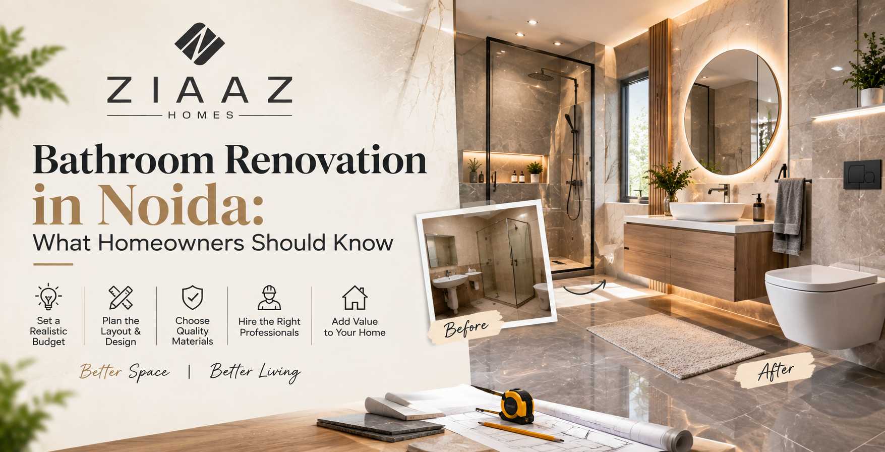Bathroom Renovation in Noida: What Homeowners Should Know